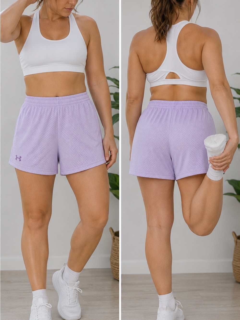 🌙✨🏷️Under Armour Women’s Athletic Shorts Lavender Size L
